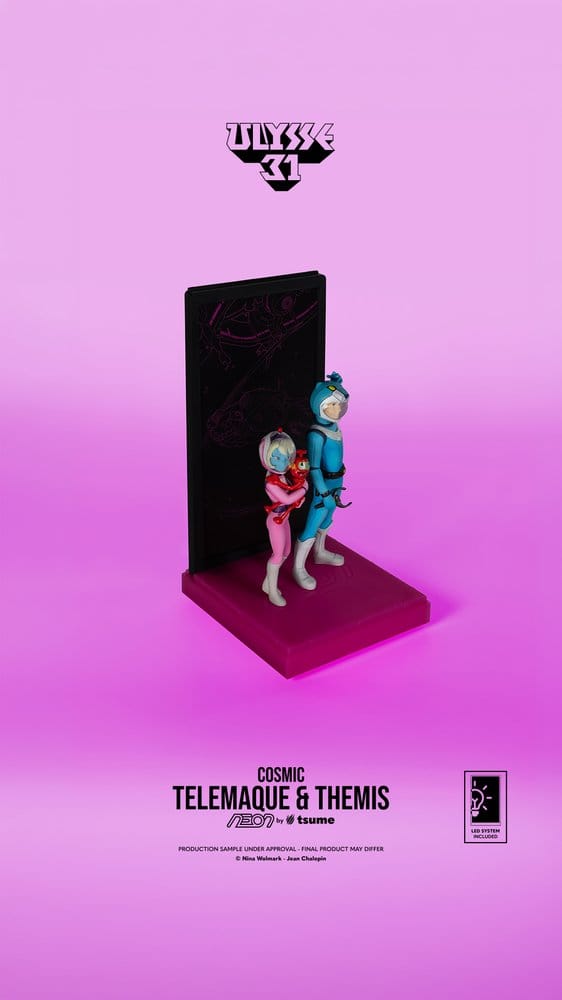 Ulysse 31 Neon Figura 1/9 Telemachus & Themis Cosmic Version 20 cm