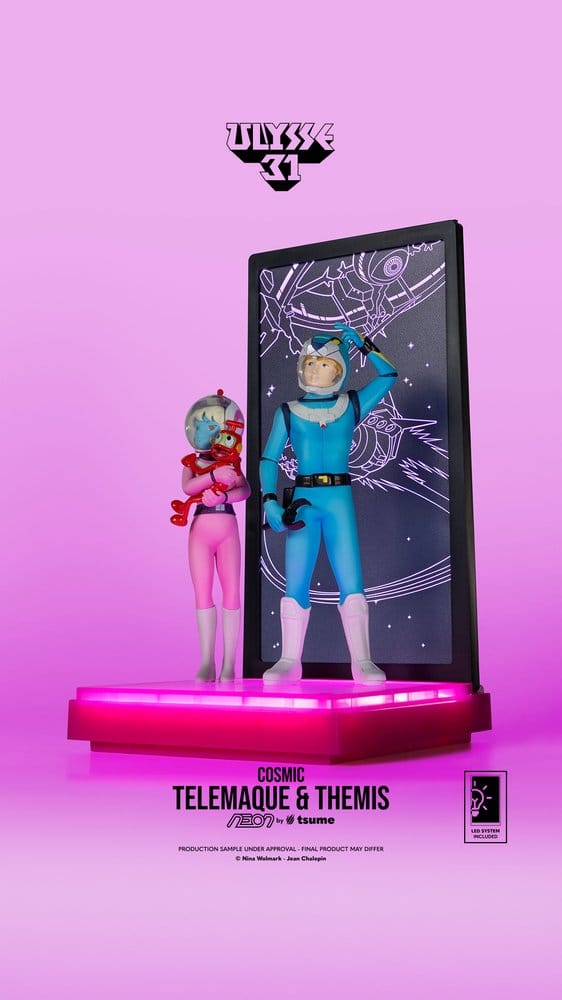 Ulysse 31 Neon Figura 1/9 Telemachus & Themis Cosmic Version 20 cm