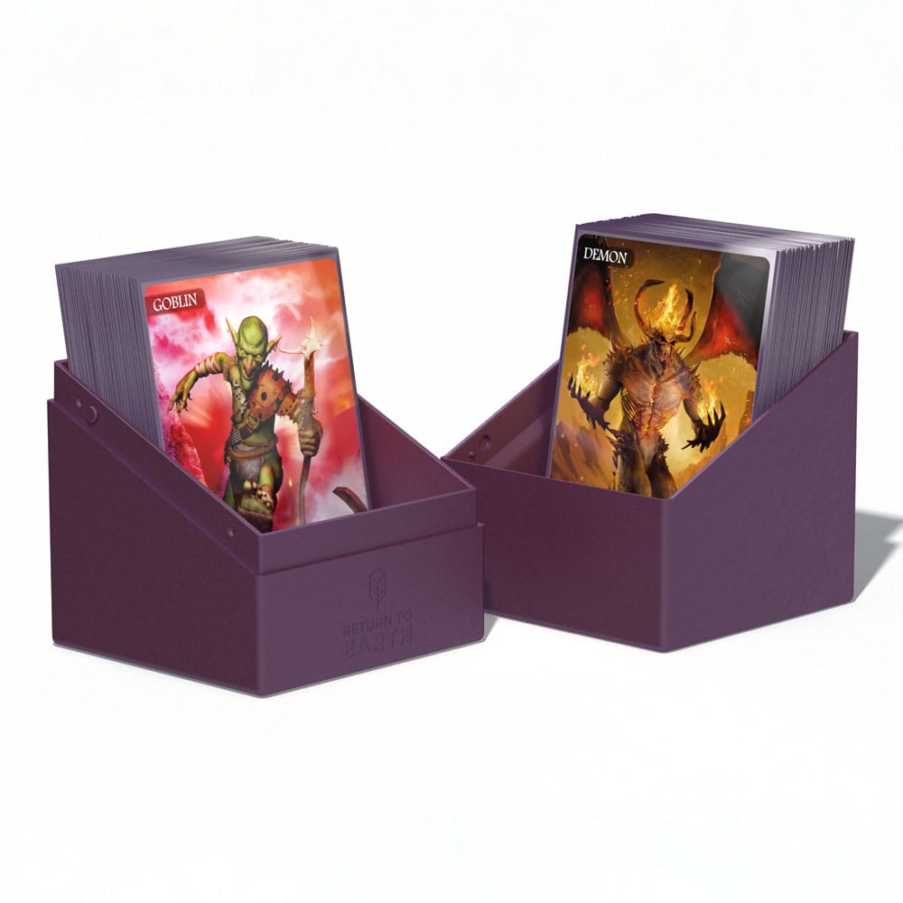 Ultimate Guard Return To Earth Boulder Deck Case 100+ Tamaño Estándar Violeta