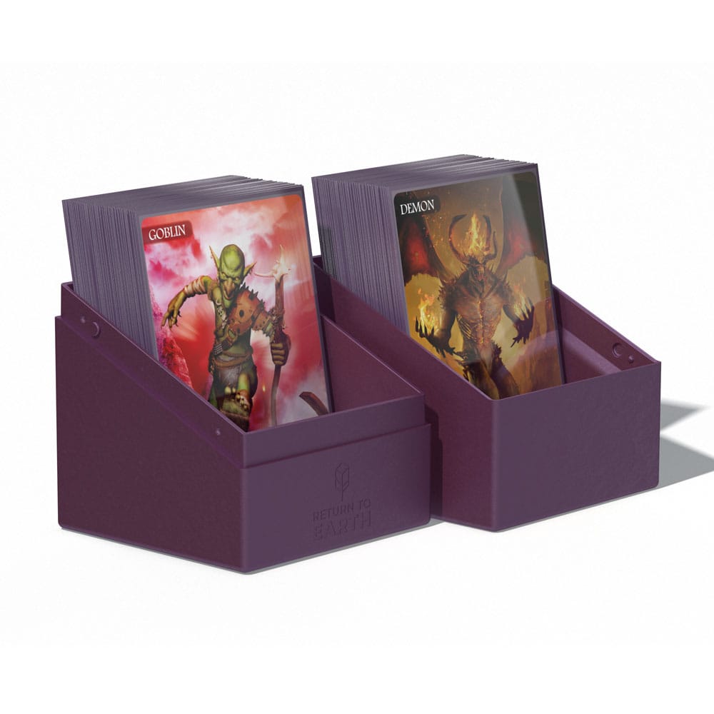 Ultimate Guard Return To Earth Boulder Deck Case 100+ Tamaño Estándar Violeta