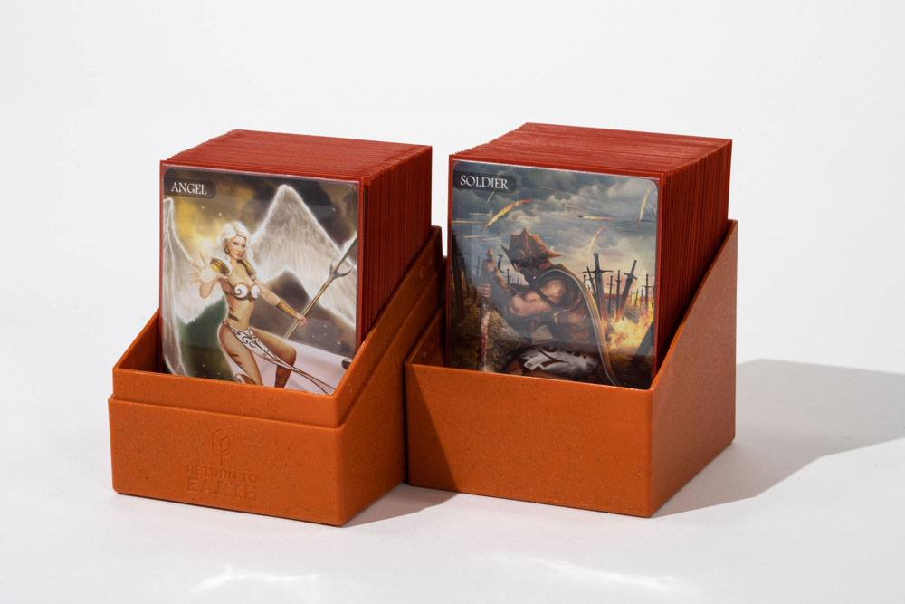 Ultimate Guard Return To Earth Boulder Deck Case 100+ Tamaño Estándar Naranja