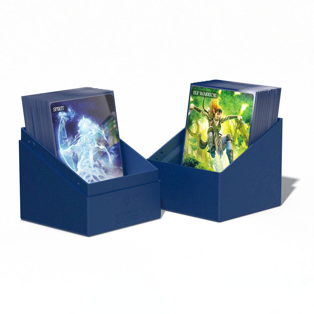 Ultimate Guard Return To Earth Boulder Deck Case 100+ Tamaño Estándar Azul