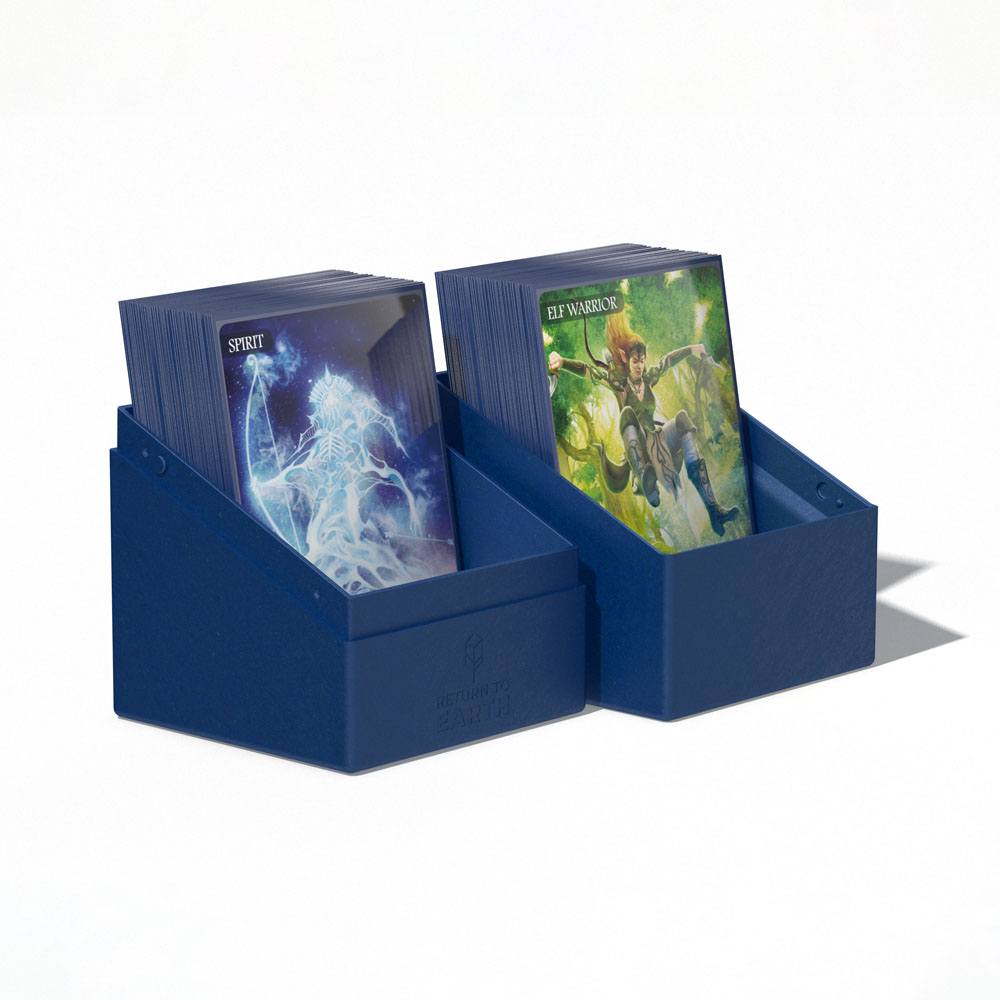 Ultimate Guard Return To Earth Boulder Deck Case 100+ Tamaño Estándar Azul