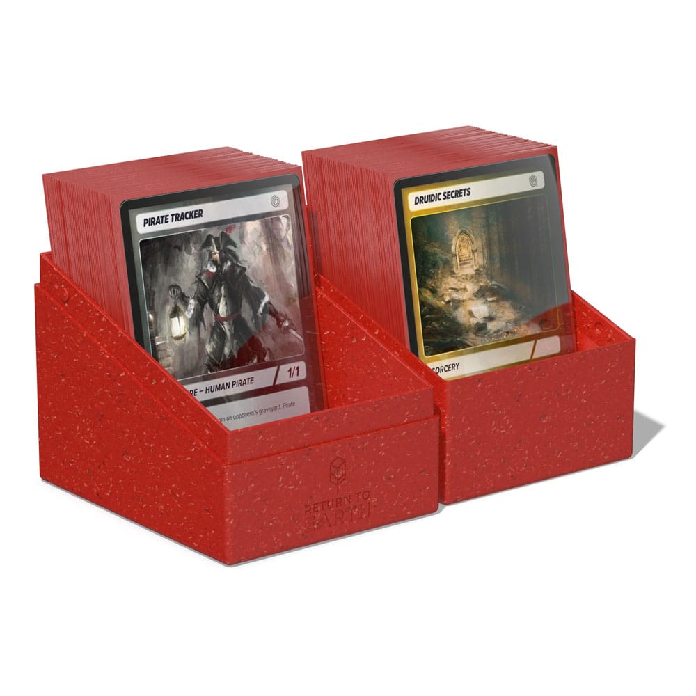 Ultimate Guard Return To Earth Boulder Deck Case 133+ Tamaño Estándar Rojo