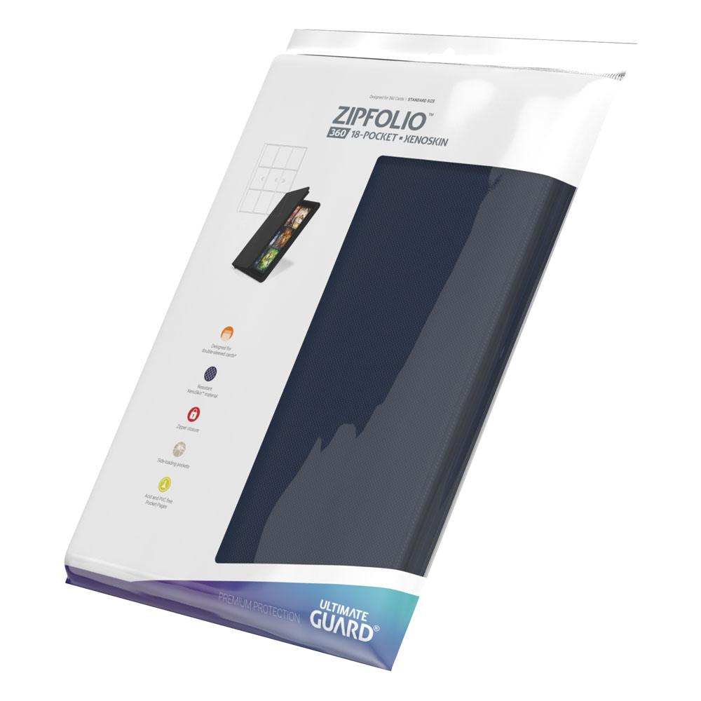 Ultimate Guard Zipfolio 360 - 18-Pocket XenoSkin Azul