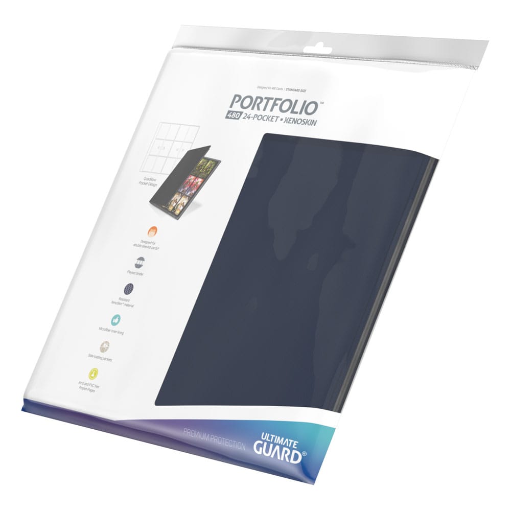 Ultimate Guard Portfolio 480 - 24-Pocket XenoSkin (Quadrow) - Azul