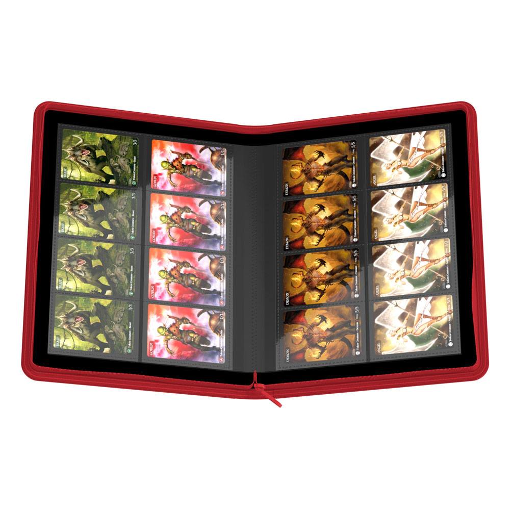 Ultimate Guard Zipfolio 320 - 16-Pocket XenoSkin Rojo