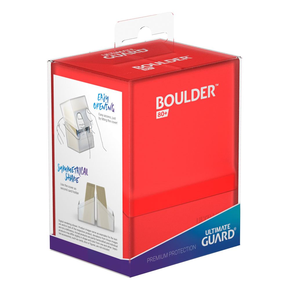 Ultimate Guard Boulder Deck Case 80+ Tamaño Estándar Ruby