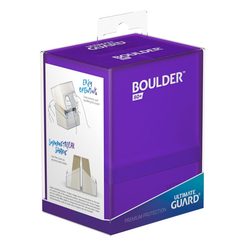 Ultimate Guard Boulder Deck Case 80+ Tamaño Estándar Amethyst