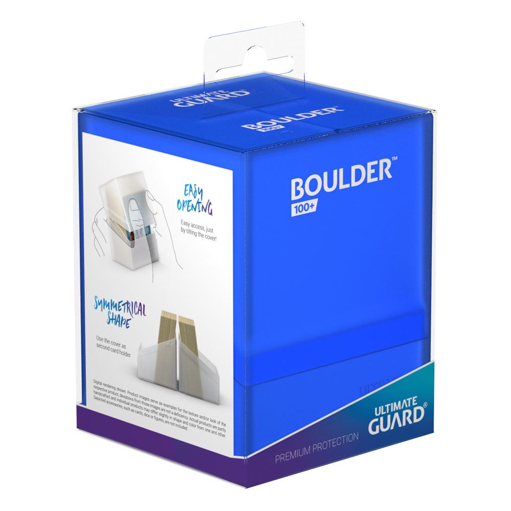 Ultimate Guard Boulder Deck Case 100+ Tamaño Estándar Sapphire