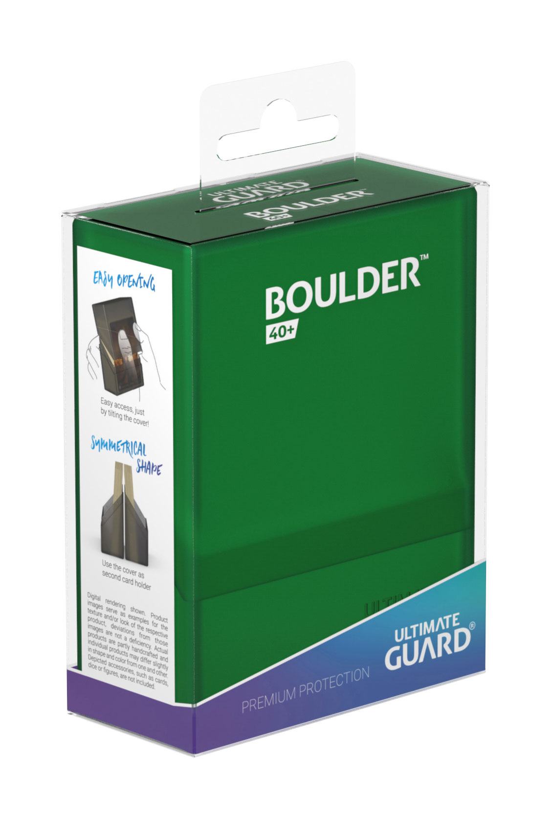 Ultimate Guard Boulder Deck Case 40+ Tamaño Estándar Emerald