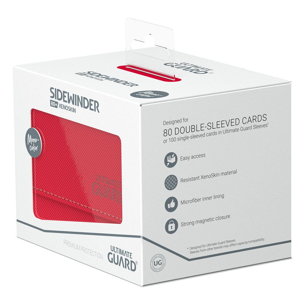 Ultimate Guard Sidewinder 80+ XenoSkin Monocolor Rojo