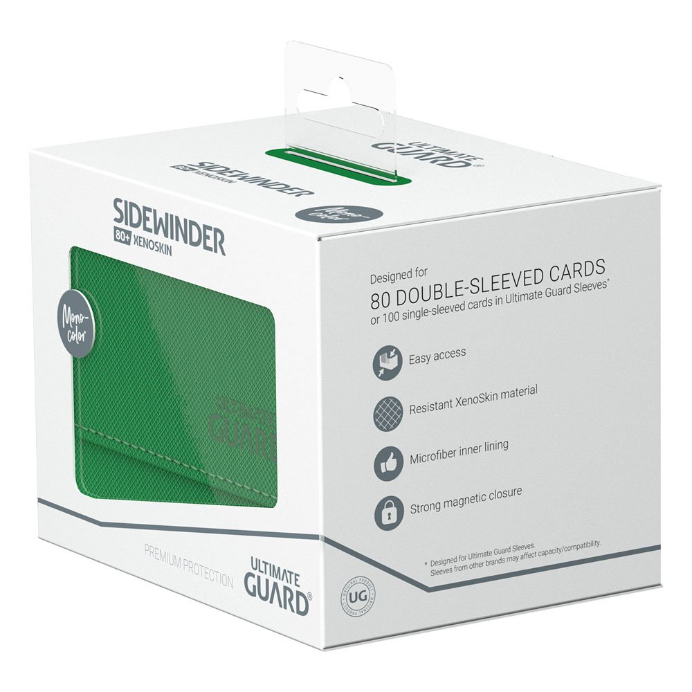 Ultimate Guard Sidewinder 80+ XenoSkin Monocolor Verde