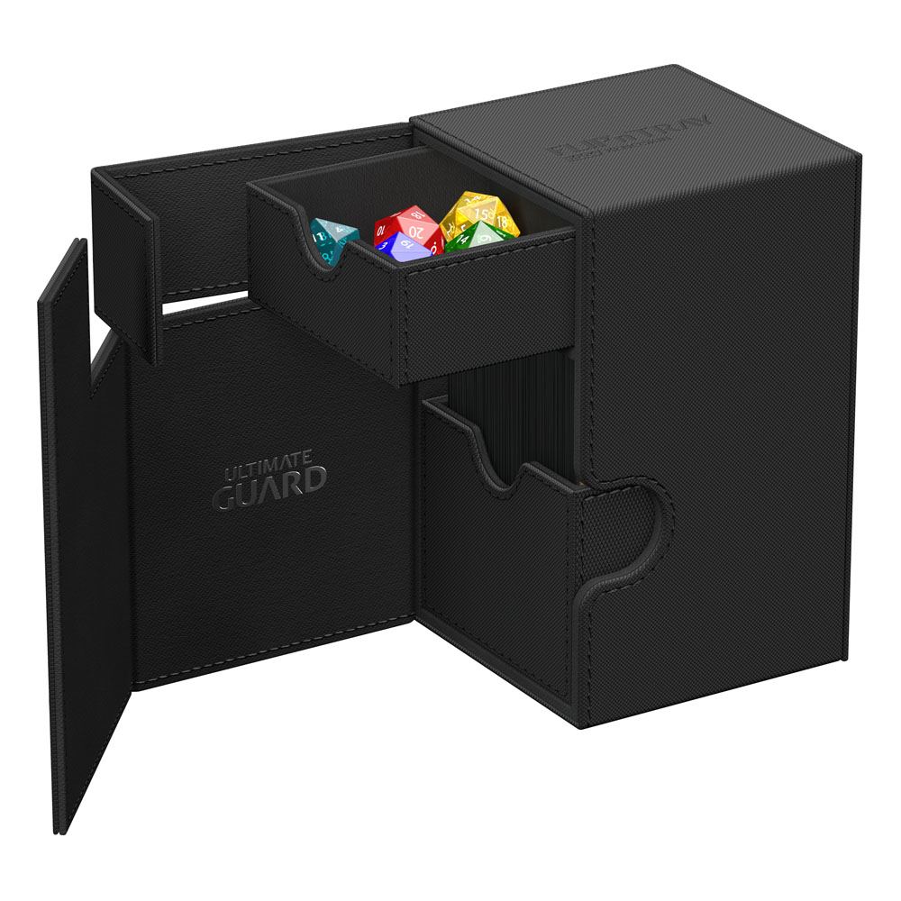 Ultimate Guard Flip`n`Tray 100+ XenoSkin Monocolor Negro