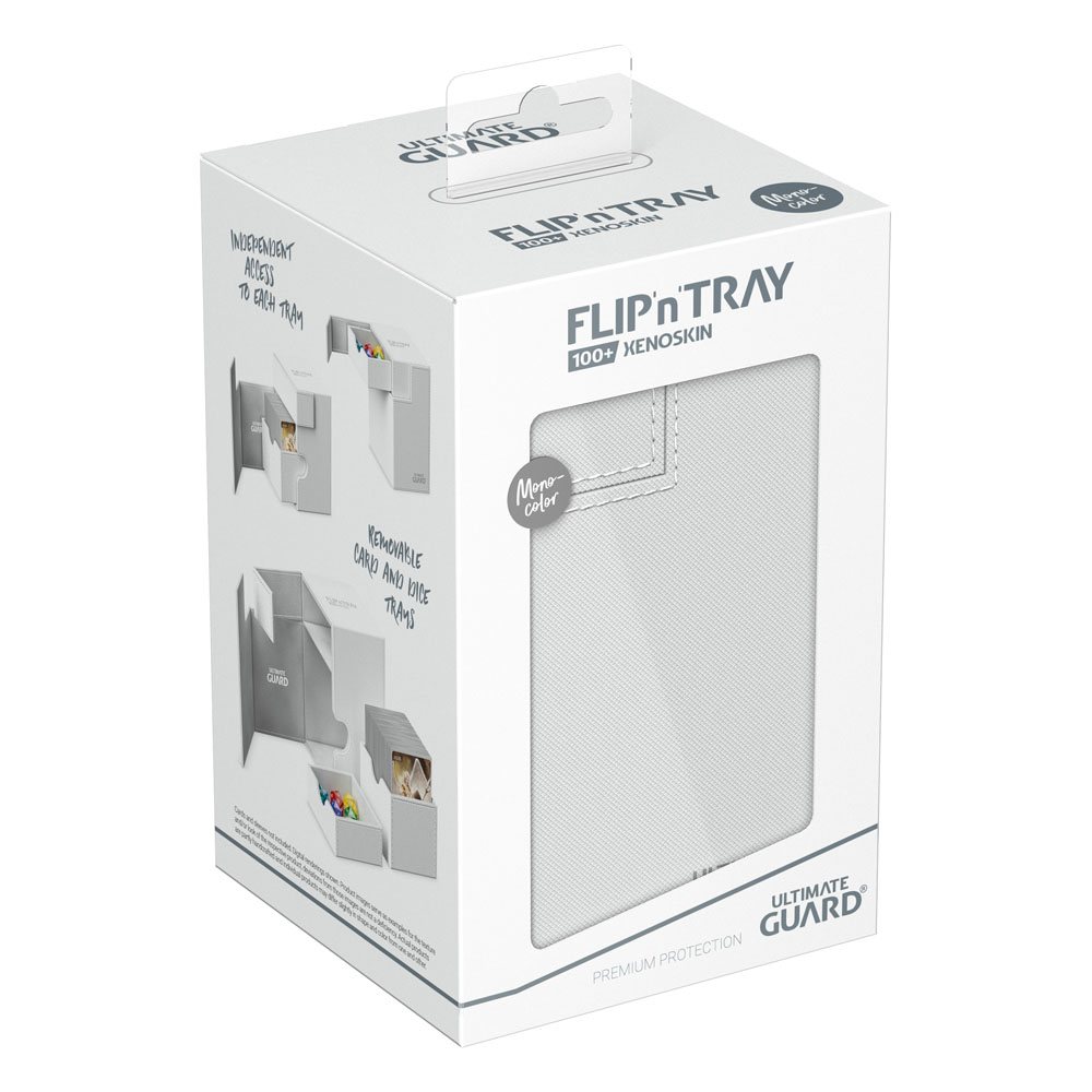 Ultimate Guard Flip`n`Tray 100+ XenoSkin Monocolor Blanco