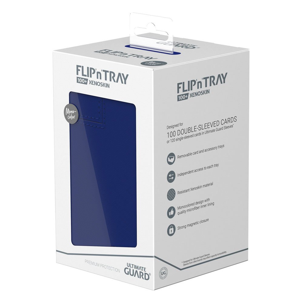 Ultimate Guard Flip`n`Tray 100+ XenoSkin Monocolor Azul