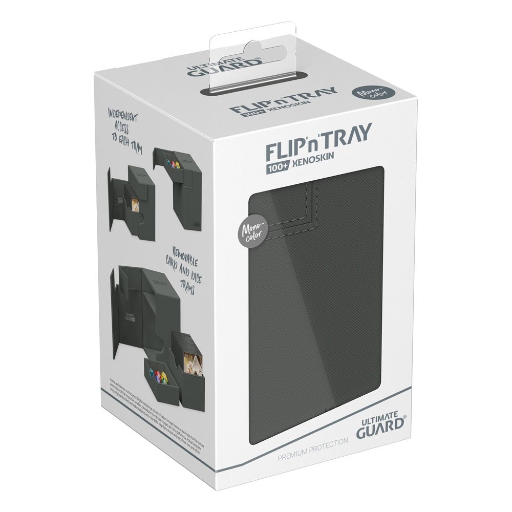 Ultimate Guard Flip`n`Tray 100+ XenoSkin Monocolor Gris