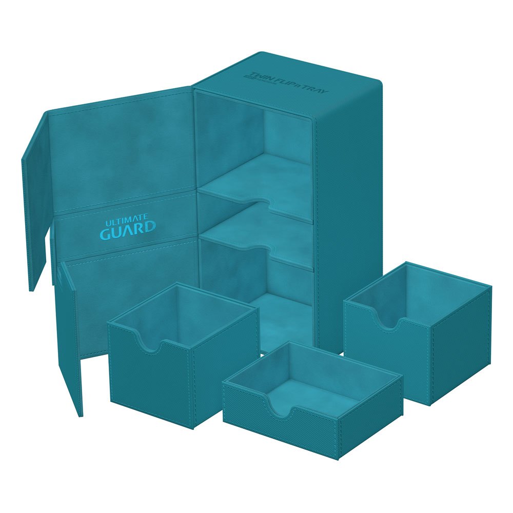 Ultimate Guard Twin Flip`n`Tray 200+ XenoSkin Monocolor Gasolina Azul
