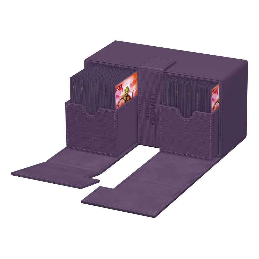 Ultimate Guard Twin Flip`n`Tray 200+ XenoSkin Monocolor Violeta