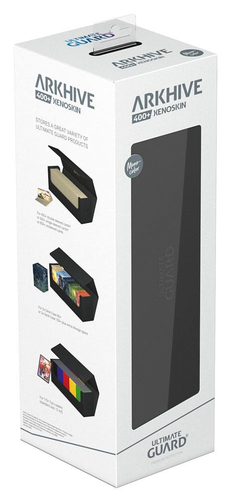Ultimate Guard Arkhive 400+ XenoSkin Monocolor Negro