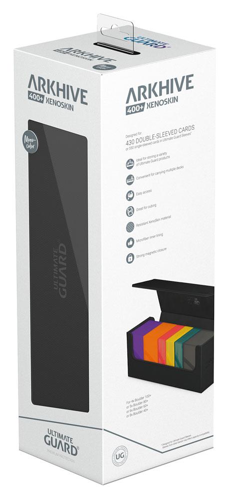 Ultimate Guard Arkhive 400+ XenoSkin Monocolor Negro