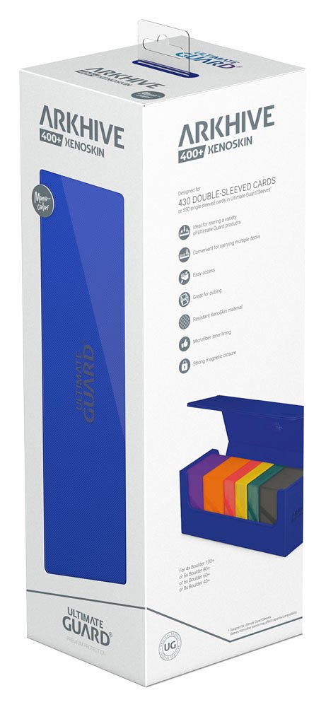 Ultimate Guard Arkhive 400+ XenoSkin Monocolor Azul