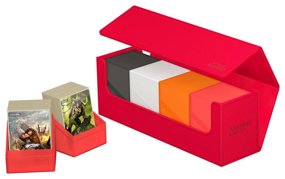 Ultimate Guard Arkhive 400+ XenoSkin Monocolor Rojo