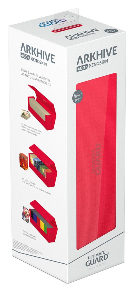 Ultimate Guard Arkhive 400+ XenoSkin Monocolor Rojo