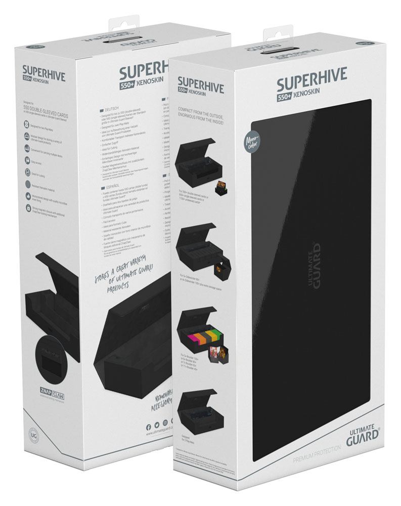Ultimate Guard Superhive 550+ XenoSkin Monocolor Negro