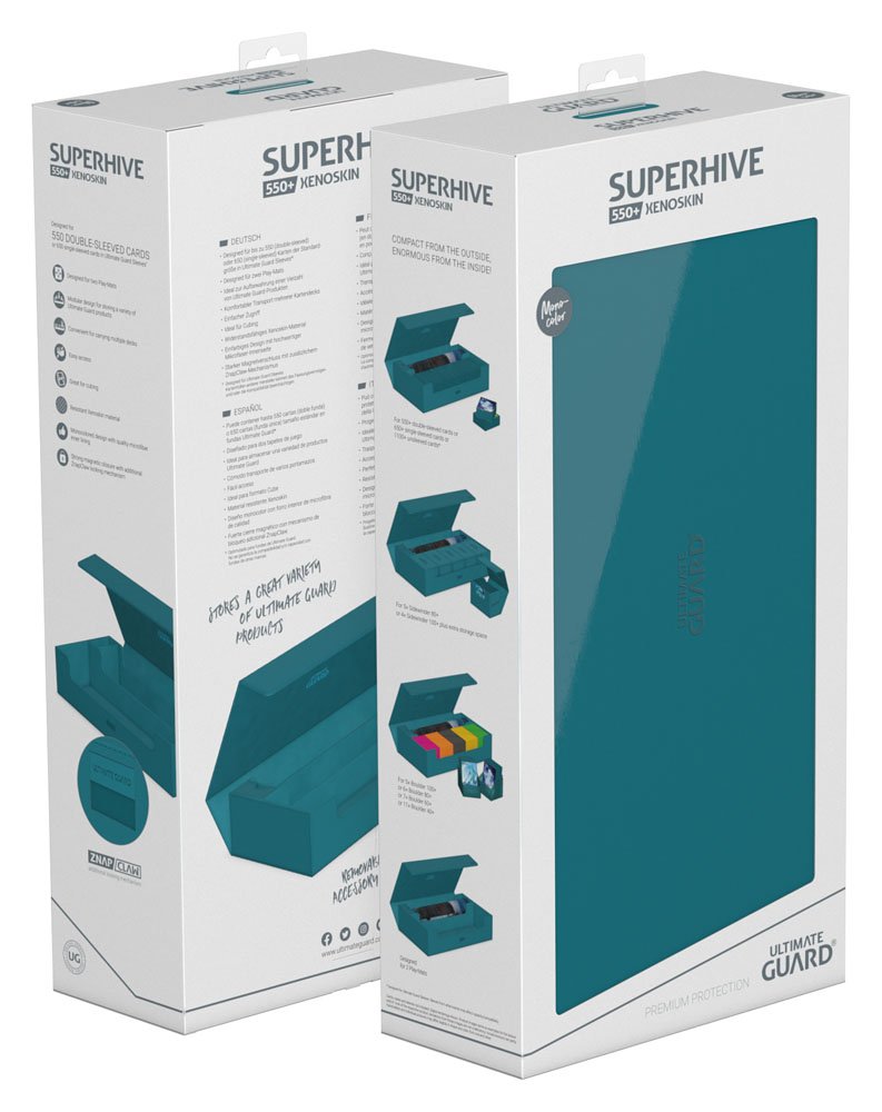 Ultimate Guard Superhive 550+ XenoSkin Monocolor Gasolina Azul