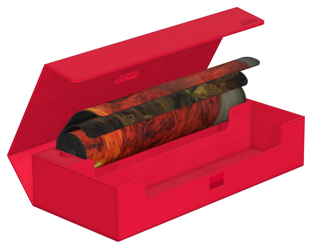 Ultimate Guard Superhive 550+ XenoSkin Monocolor Rojo