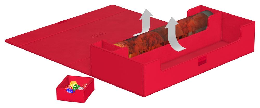 Ultimate Guard Superhive 550+ XenoSkin Monocolor Rojo