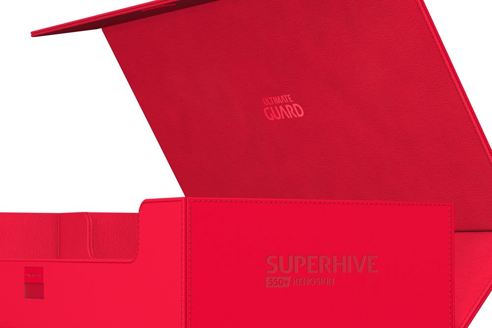 Ultimate Guard Superhive 550+ XenoSkin Monocolor Rojo