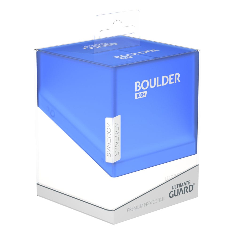 Ultimate Guard Boulder Deck Case 100+ SYNERGY Azul/Blanco