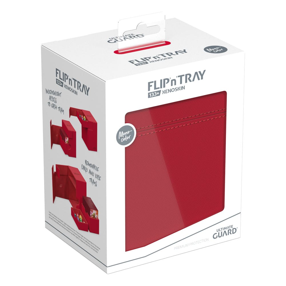 Ultimate Guard Flip`n`Tray 133+ XenoSkin Rojo