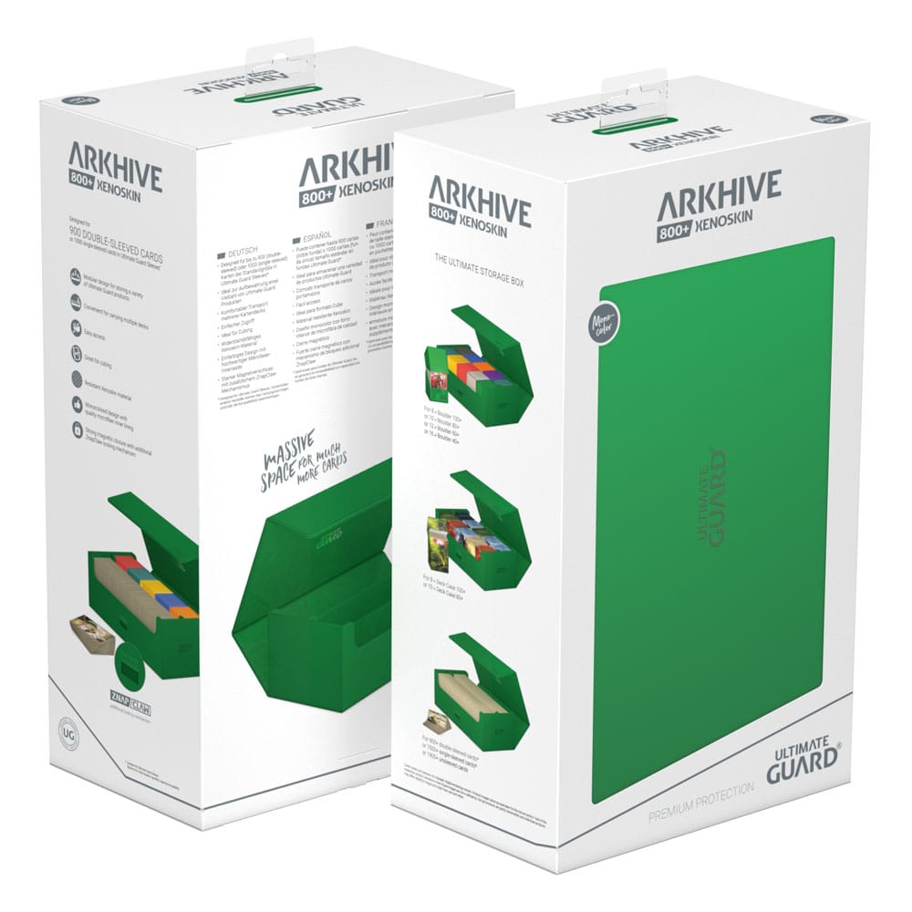 Ultimate Guard Arkhive 800+ XenoSkin Monocolor Verde
