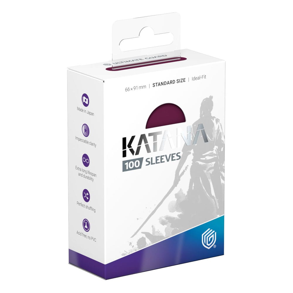 Ultimate Guard Katana Sleeves Standard Size (100) - Radiant Plum Frikytopia