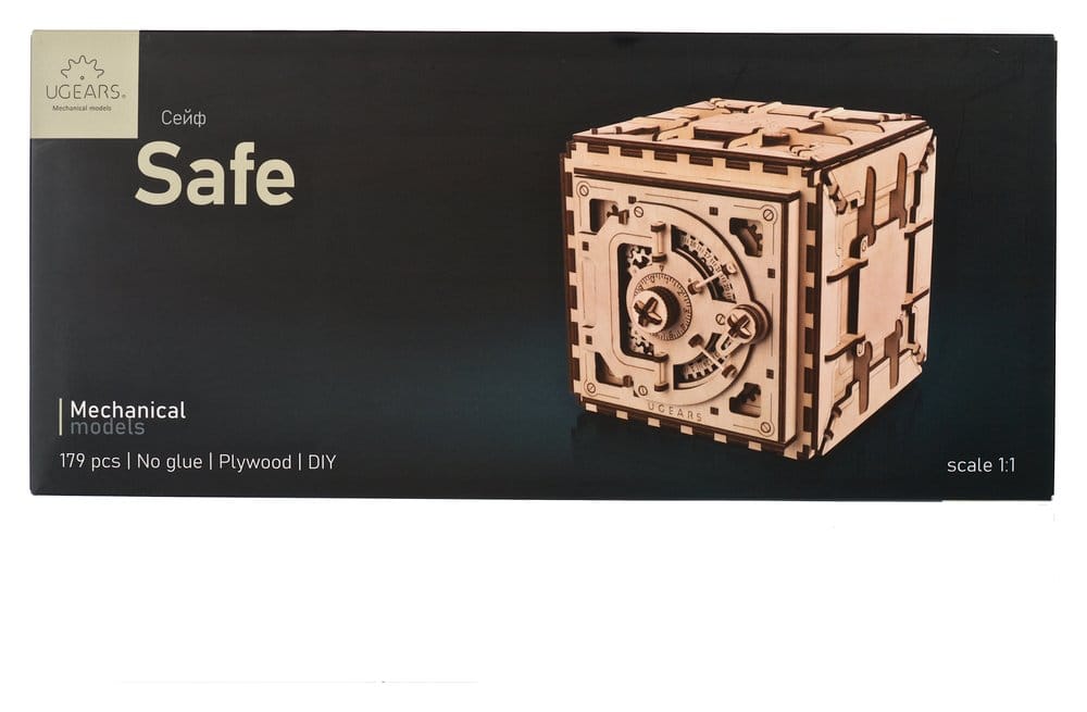 Ugears Puzzle de madera 3D Caja Fuerte