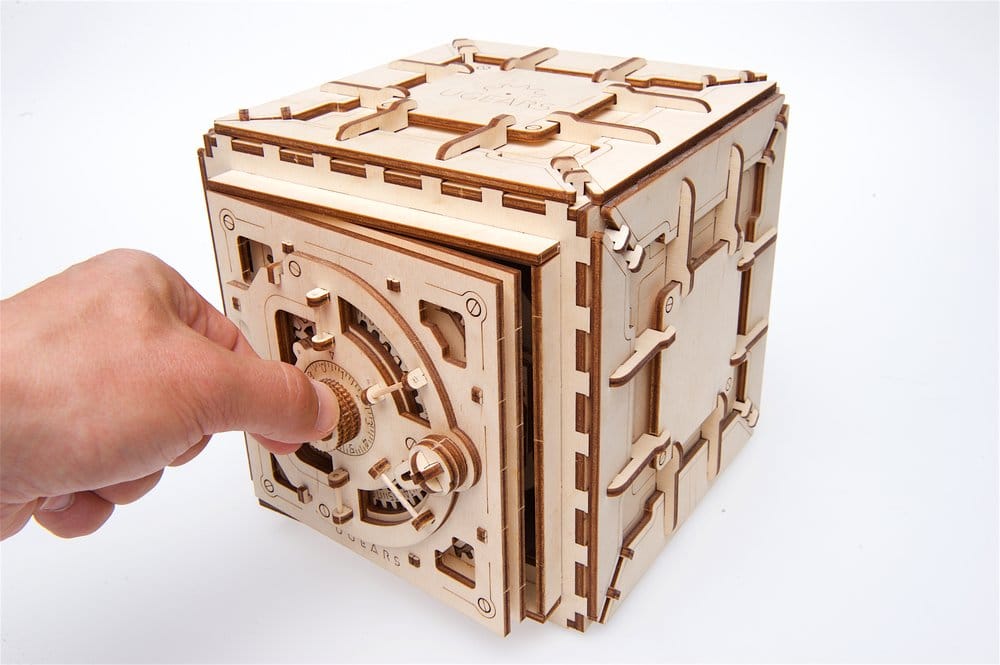 Ugears Puzzle de madera 3D Caja Fuerte