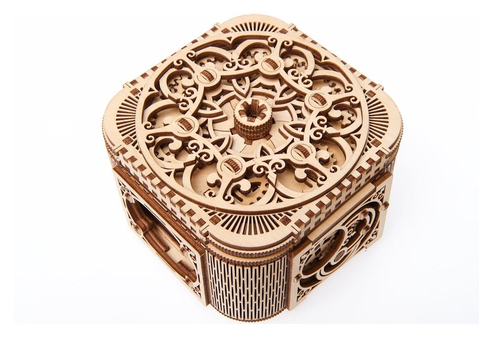 Ugears Puzzle de madera 3D Caja del Tesoro
