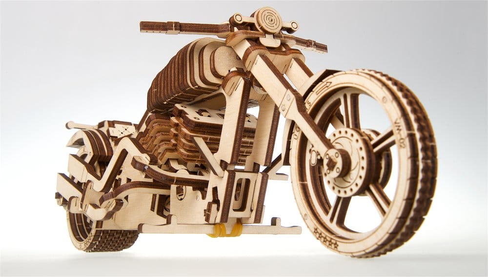 Ugears Puzzle de madera 3D Motocicleta VM-02