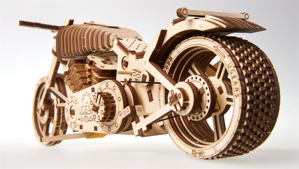 Ugears Puzzle de madera 3D Motocicleta VM-02
