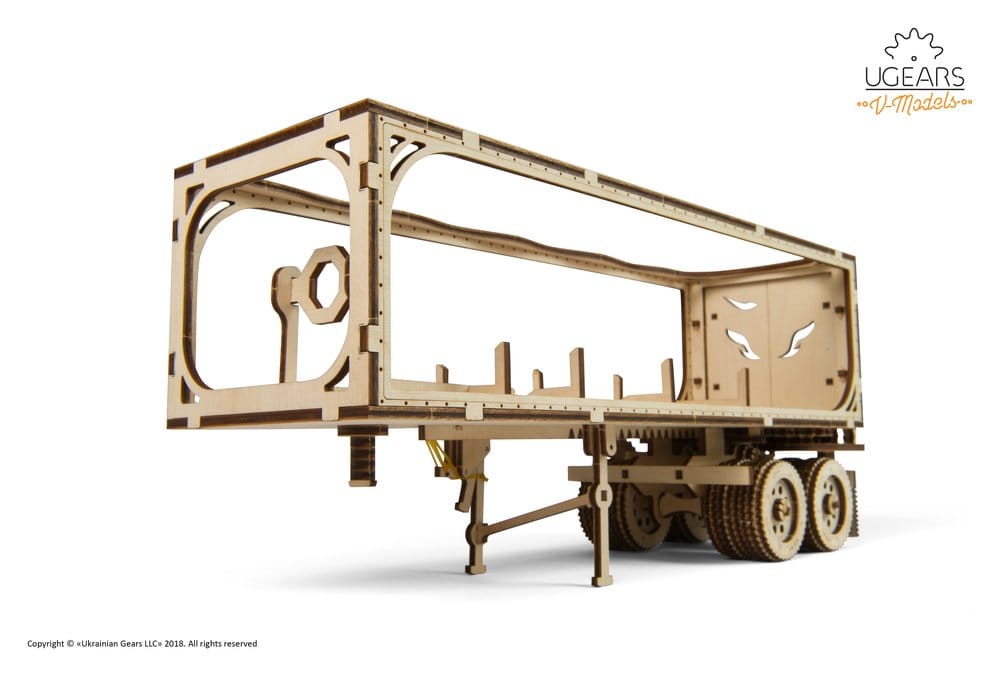 Ugears Puzzle de madera 3D Remolque para Heavy Boy Truck VM-03