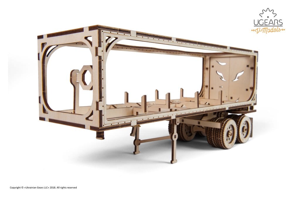 Ugears Puzzle de madera 3D Remolque para Heavy Boy Truck VM-03