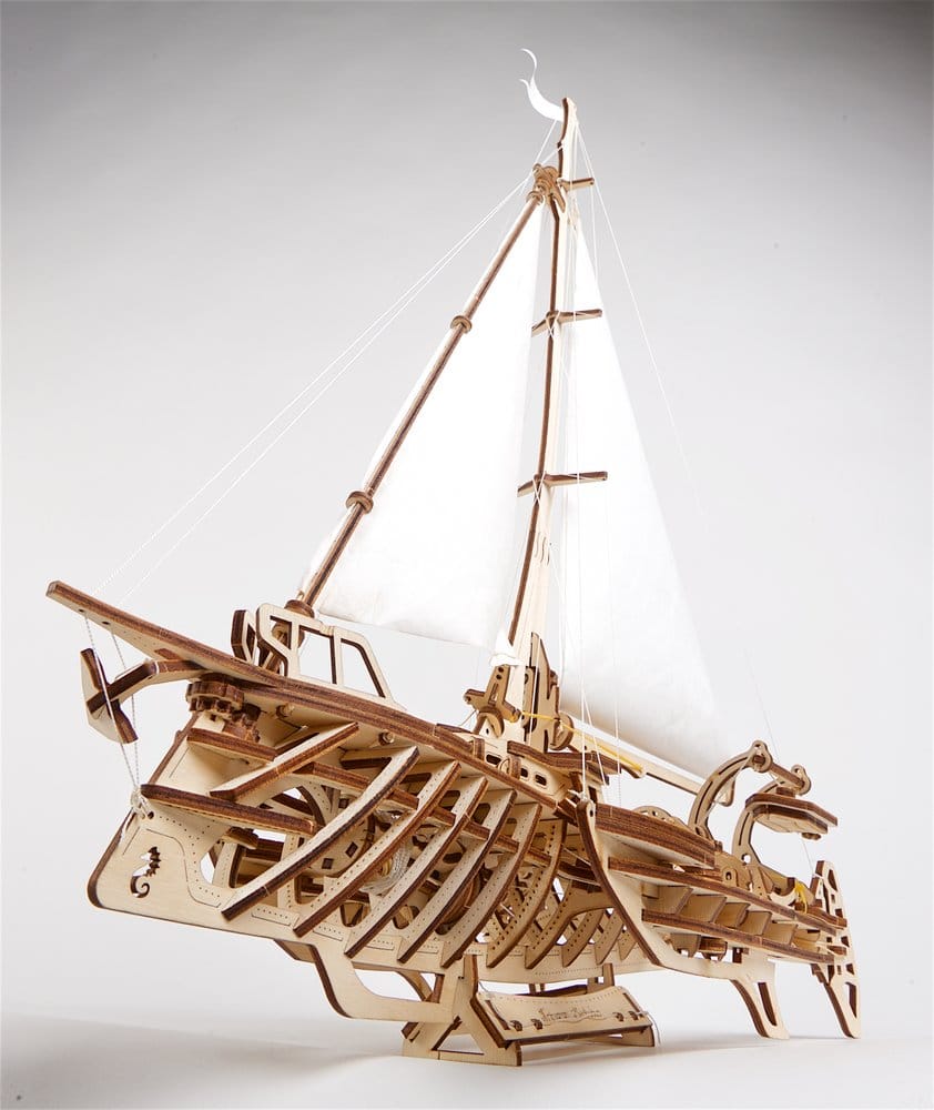 Ugears Puzzle de madera 3D Trimaran Merihobus
