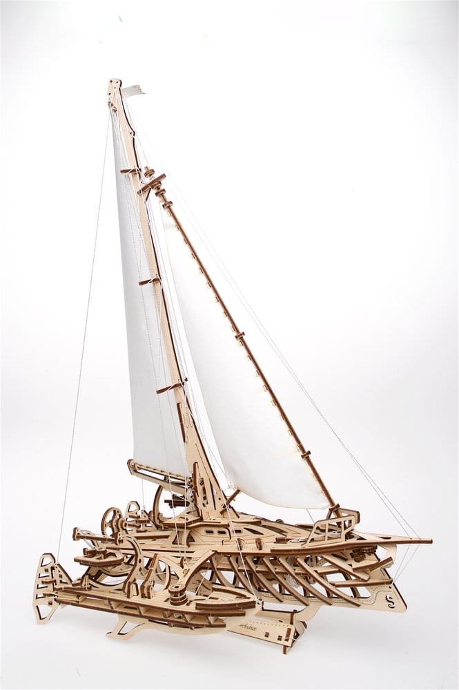 Ugears Puzzle de madera 3D Trimaran Merihobus