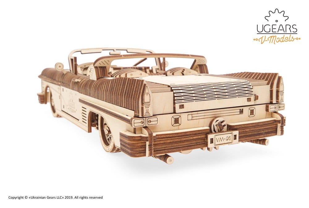 Ugears Puzzle de madera 3D Cabriolet de ensueño VM-05