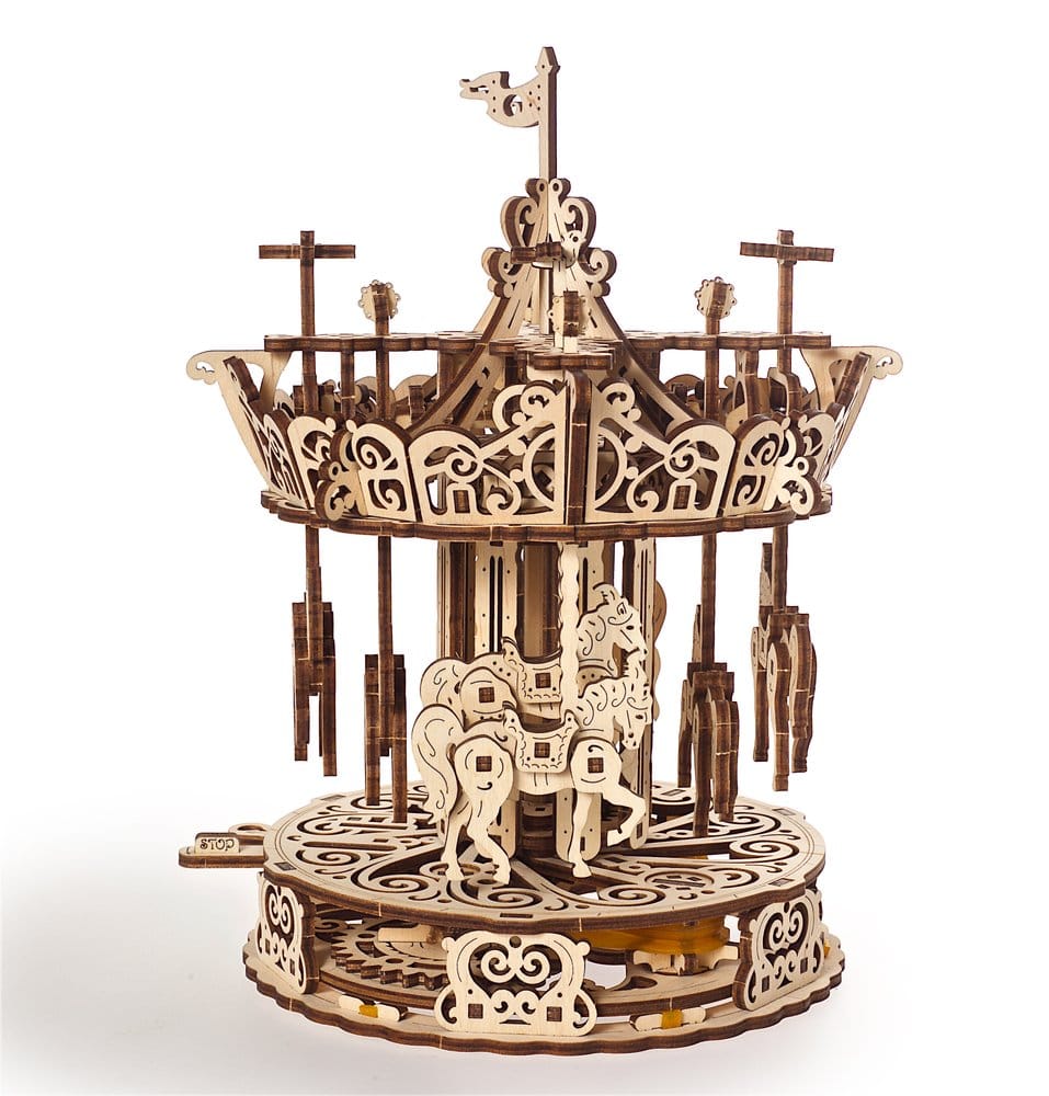 Ugears Puzzle de madera 3D Carrusel
