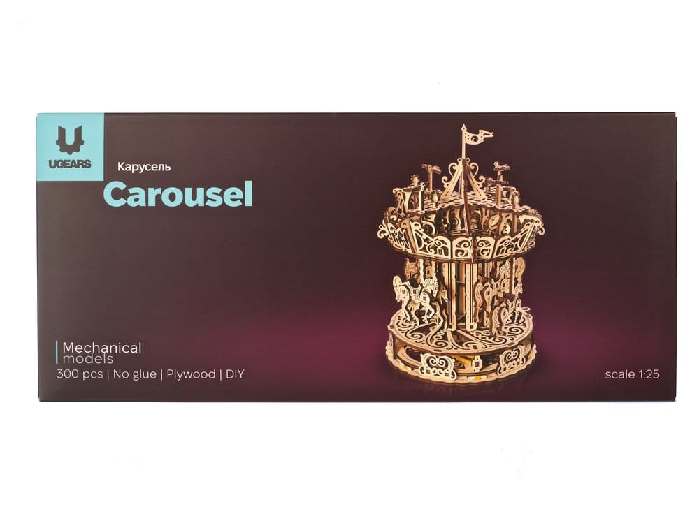 Ugears Puzzle de madera 3D Carrusel