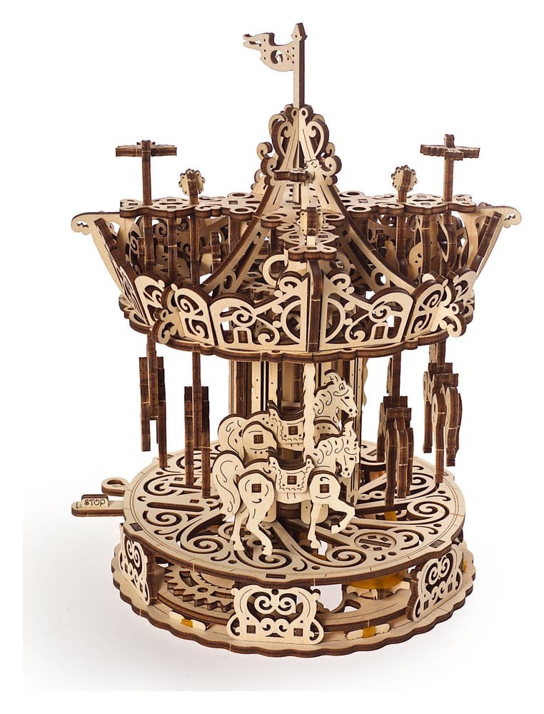 Ugears Puzzle de madera 3D Carrusel
